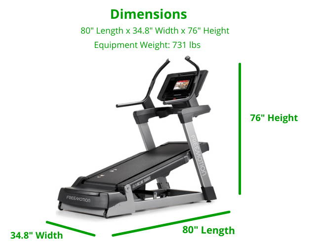 Freemotion i11.9 Incline Trainer w 10 HD Capacitive Touch Display Refurbished